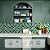 Glass Mosaic Tile Backsplash, 12" x 12" Iridescent Emerald Green Glass Pool Tile for Kitchen, Bathroom, Shower Walls, Swimming Pools, Spa (5 Sheets, 5 sq.ft.)