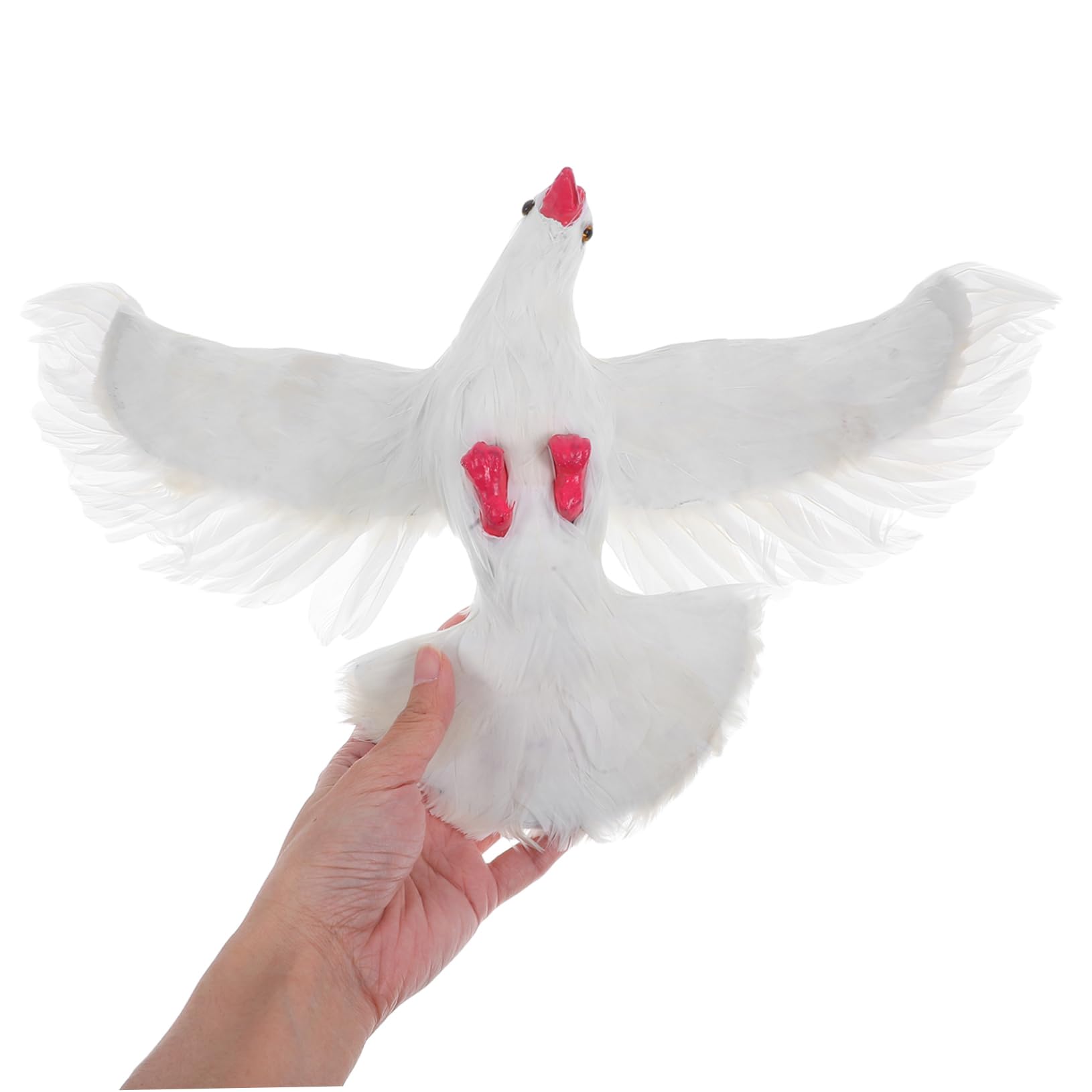Garneck Colombe Realistiche Piumate per Decorazione Casa Animale Leggero da Appendere