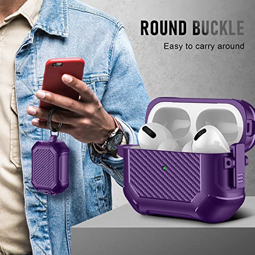 Image of Compatible with Airpods Pro 3 Case(2025),for Airpods Pro 3rd Generation Cases Cover with Keychain Cleaner Kit Soft Silicone Shockproof Cover for Women Men