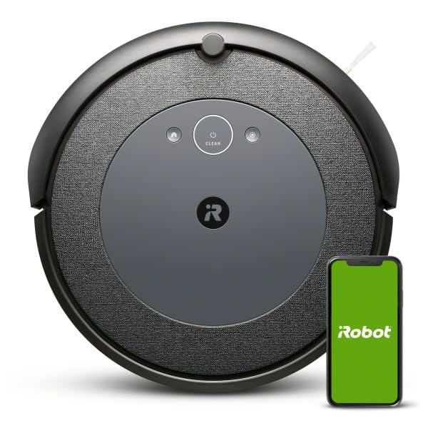 iRobot Roomba i1 (1152) Robot Vacuum - Wi-Fi Connected Mapping, Works with Google, Ideal for Pet Hair, Carpets