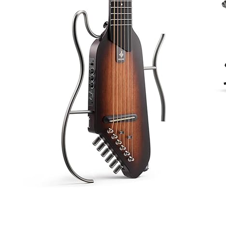 Donner HUSH-I Electro-Acoustic Guitar For Travel - Portable Ultra