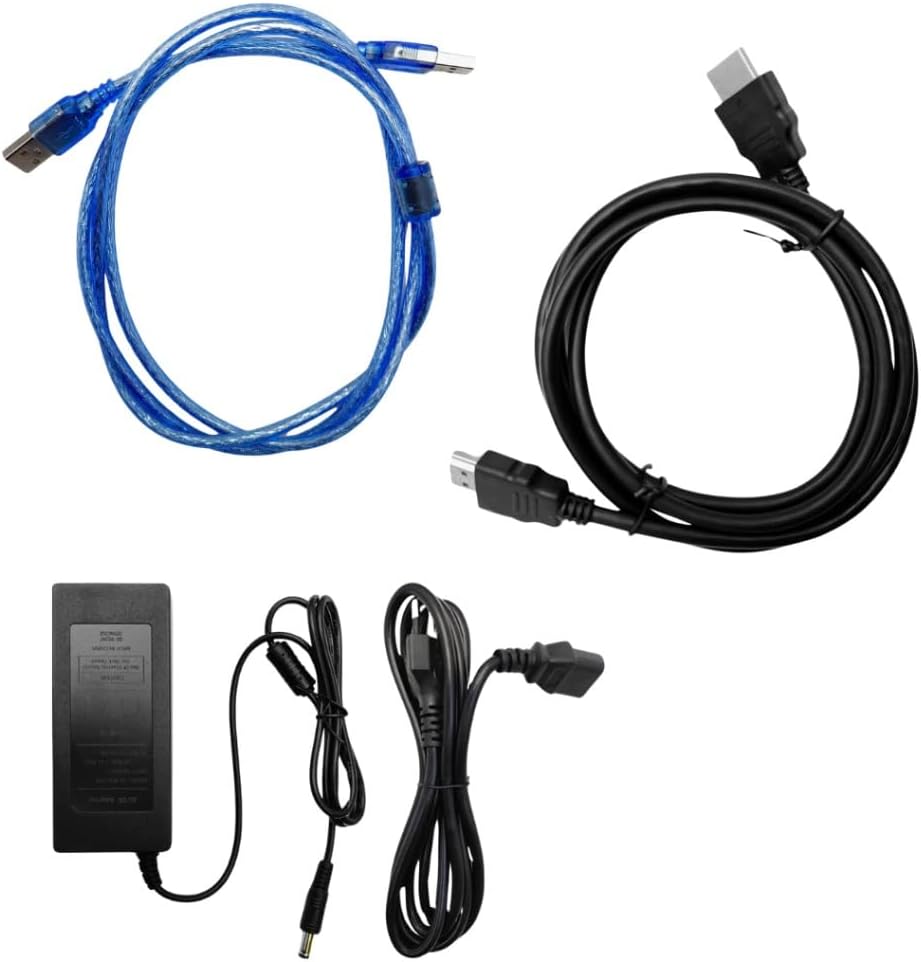 Included cables and power adapter for NANU SHOP SIGMA-MT241 monitor