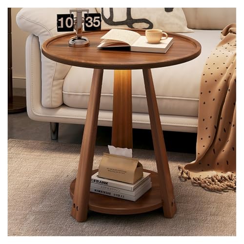 Table basse en bois massif compacte pour optimiser les petits salons