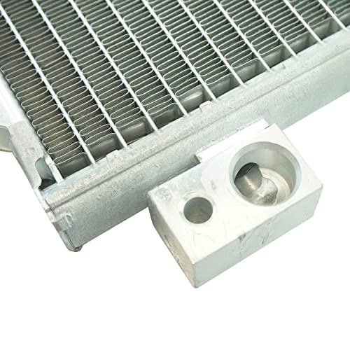 Image of TRQ A /C Condenser and Receiver Drier Assembly Compatible with 2003-07 Honda Accord 2 Door L4 2.4L 2003-07 Accord 2 Door V6 3.0L