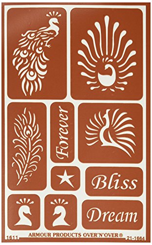 Armour Products Over ' n Over Over 'N' Over Reusable Stencils 5