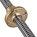 Industrial Combination,Ideaker Vertical 2mm Lead Screw &L200mm Shaft Optical Axis&Pillow Block Bearings Slide Block with Dual Rail Shaft Support &Flexible Shaft Coupling 15pcs