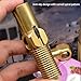Special-Shaped Brass Kerosene Lighter, Creative Spiral Mechanical Antique Copper Lighter, Collection Gift for Elders, Father, Grandfather, Husband(B)