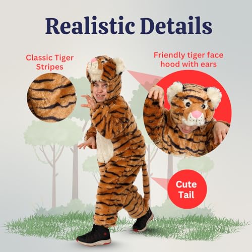 Disfraz completo de tigre para niños y bebés miniatura 2