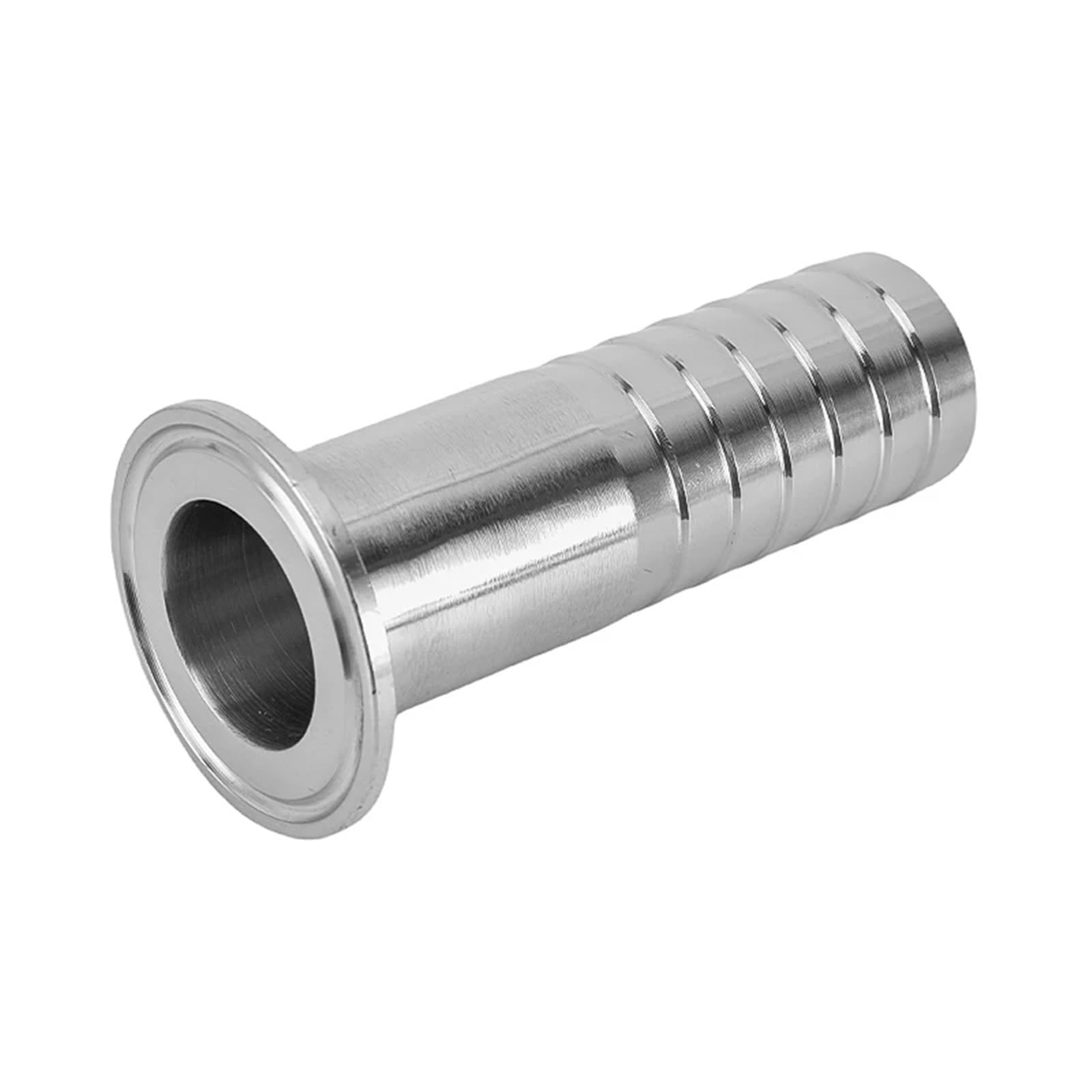 1 pz OD19 25 45 51 mm codone tubo barb x 3,8 cm 5,1 cm tri morsetto 304 in acciaio inox sanitario tubo raccordo homebrew 100 150 200 mm lunghezza (150 mm lunghezza, OD19MM-TC50.5_SUS304)