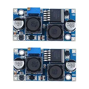 [2-Pack] Adjustable DC-DC Buck Boost Converter Automatic Wide Voltage Regulator XL6009 DC to DC 5-32 V to 1.25-35 V Voltage Module
