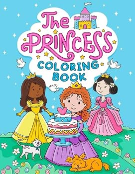 Paperback The Princess Coloring Book