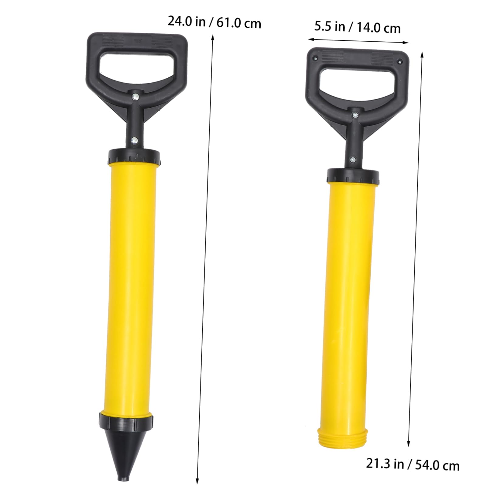 Utensile per Stucco e Cemento per Fughe Muro, Set 1 Pezzo | Abs Giallo, Impugnatura Facile, per Sigillatura Ordinaria ed Epossidica