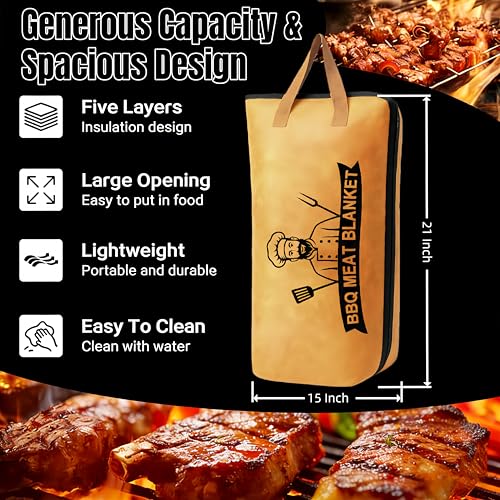 Bolsa térmica aislante para barbacoa 21 pulgadas miniatura 3