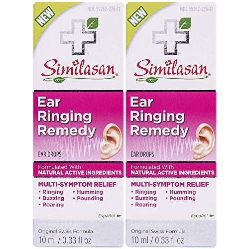Similasan Ear Ringing Remedy Drops, 0.33 Ounce, 2 Count