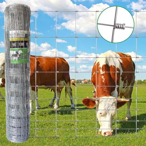 Galvanized Field Fence 4ft x 164ft