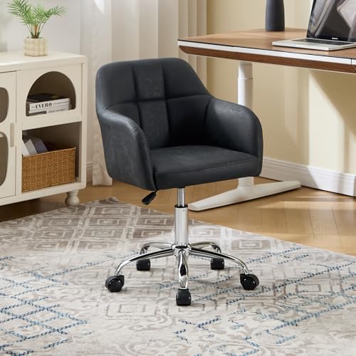 Relbiety Chaise de Bureau Chaise Coiffeuse Réglable en...