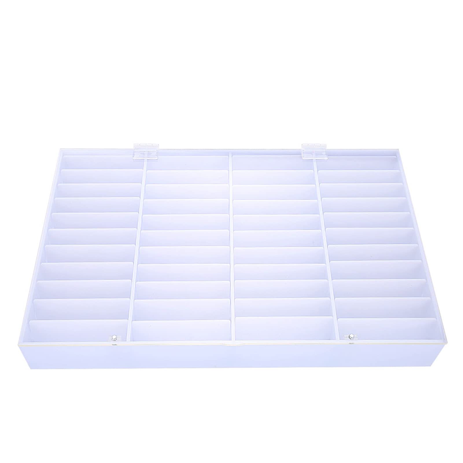 Nail Acrylic Organizers,Nail Acrylic Organizers And Storage, Nail Display Box Empty Nail Tips Storage Box Clear Nail Art Decoration Container Fake Nail Display Case Fake Nail Storage