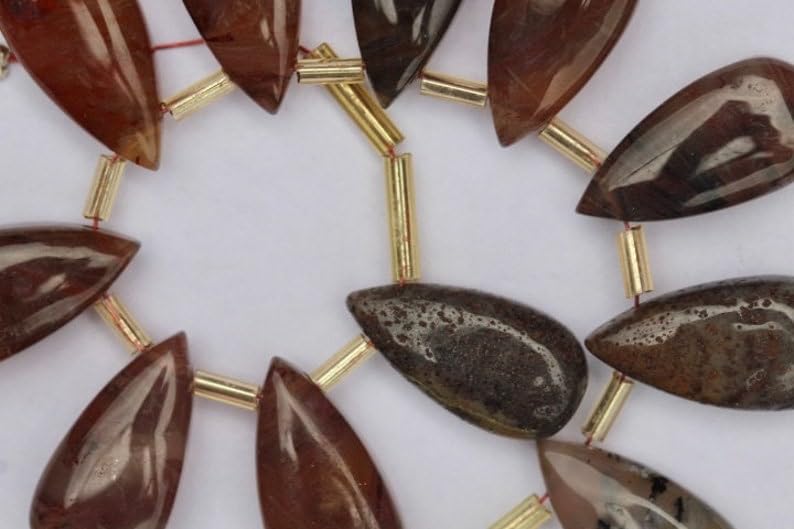 Naturalny agat gruszka fasetowane koraliki 9 x 18 mm długi sznurek biżuteria tworzenie kamieni szlachetnych koraliki do naszyjnika bransoletki