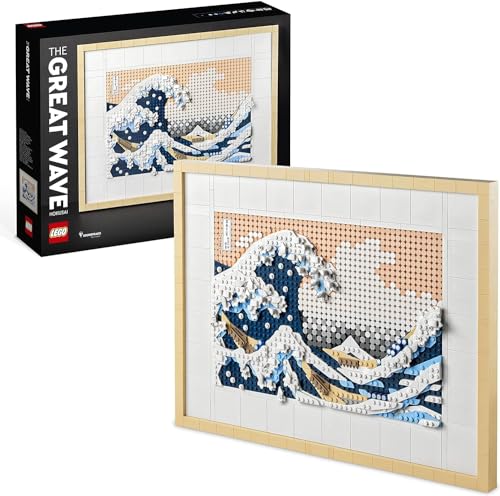 31208 Art Hokusai - La Grande Onda, Set Fai Da Te, Hobby Creativi per Adulti, Decorazioni Casa & 10309 Icons Piante Grasse, Set Adulti da Collezione, Modellismo e Hobby Creativi - Lego - Immagine 2
