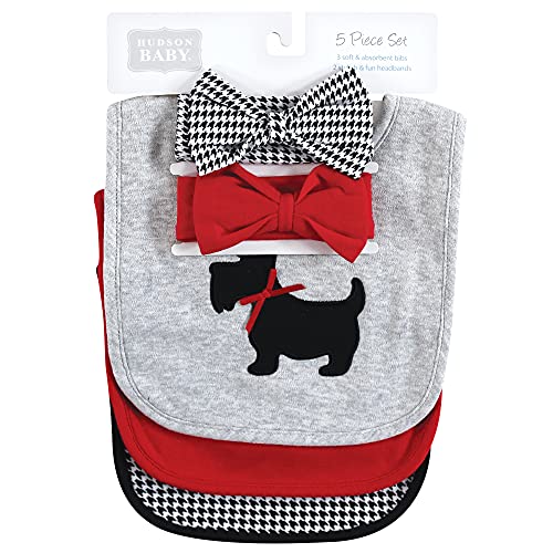 Image of Hudson Baby Unisex Baby Bandana Bibs and Headbands