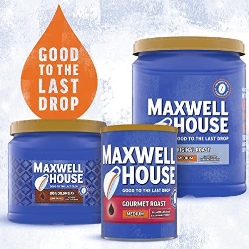 Image of Maxwell House Gourmet Roast Medium Roast Ground Coffee (6 ct Pack, 11 oz Canisters)