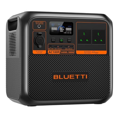 محطة الطاقة المحمولة بلوتي BLUETTI AC180P Powerful Portable Station