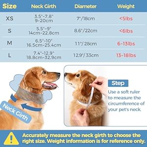 Comsaf soft dog recovery collar protective adjustable pet cone collar for after surgery comfortable lightweight elizabethan collar for small dog cat prevent from licking wounds not block vision  urban country home decor