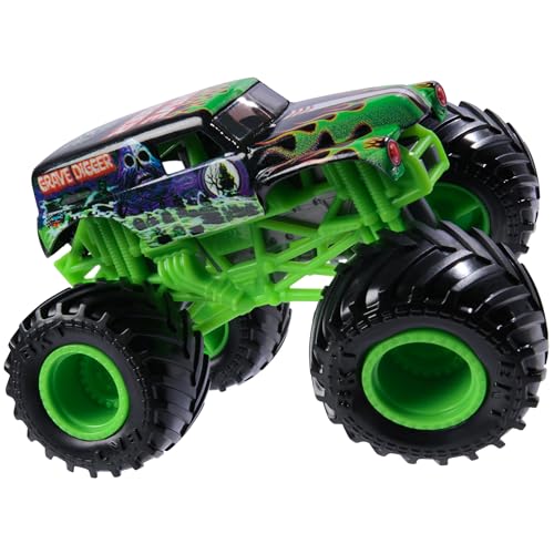 image for Monster Jam, Official Grave Digger Monster Truck, Die-Cast Vehicle, 1: