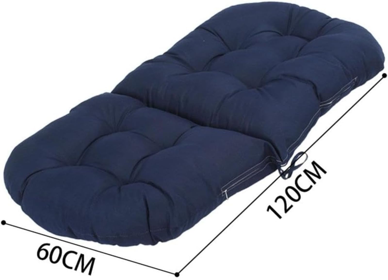 Cojín acolchado para mecedora, suave, grueso, lavable, cojín de repuesto para silla de jardín, silla giratoria para tumbona, ratán, jardín, terraza