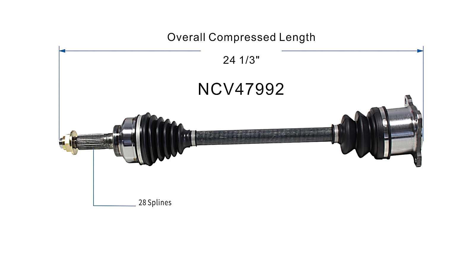 Amazon.com: GSP NCV47992 CV Axle Shaft Assembly - Left or Right