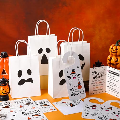 Sacs en papier Boo avec crochets pour poignée de porte : animez votre quartier - 3