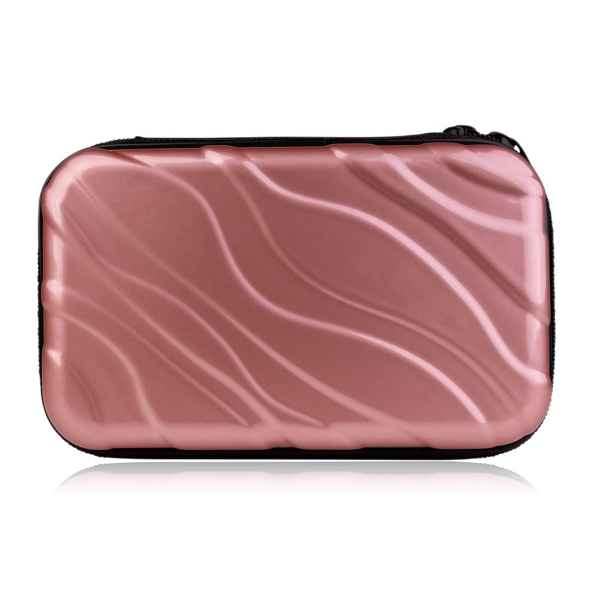 accentra - Let's celebrate Set regalo da donna in custodia rigida – Set da bagno e doccia con rosa e velluto con gel doccia, lozione per il corpo e shampoo – Set da viaggio per donne e ragazze