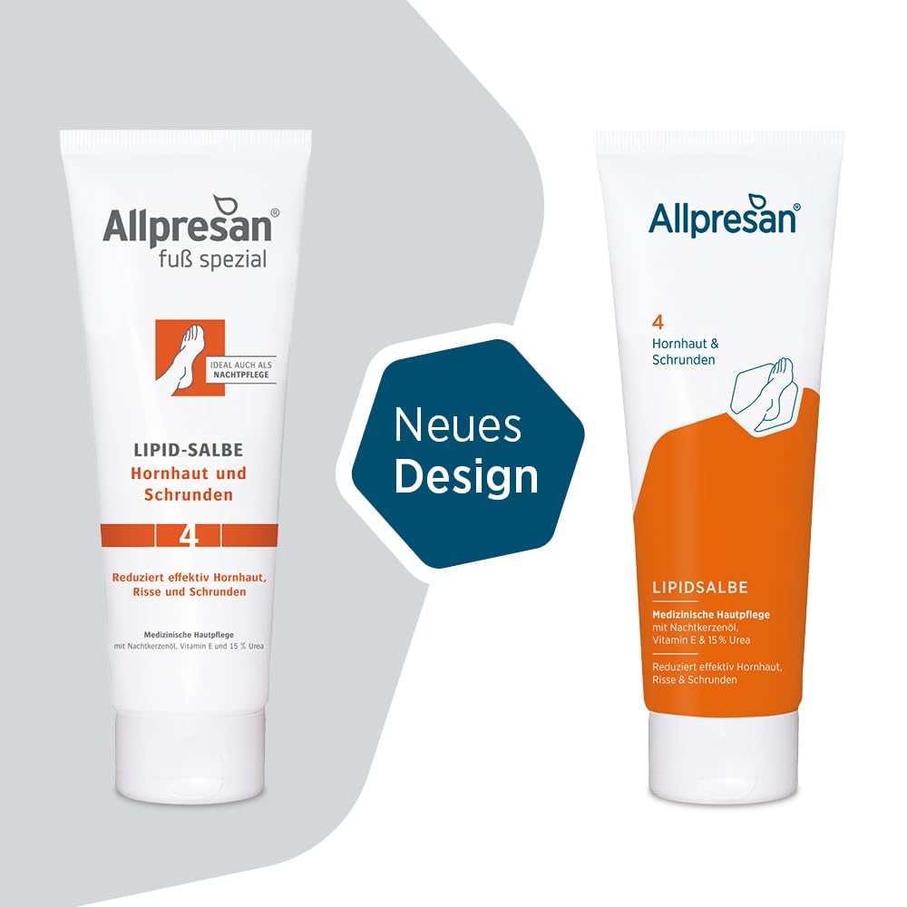 Allpresan Fuß spezial Lipid-Salbe Nr. 4 Hornhaut und Schrunden, 125 ml Ungüento