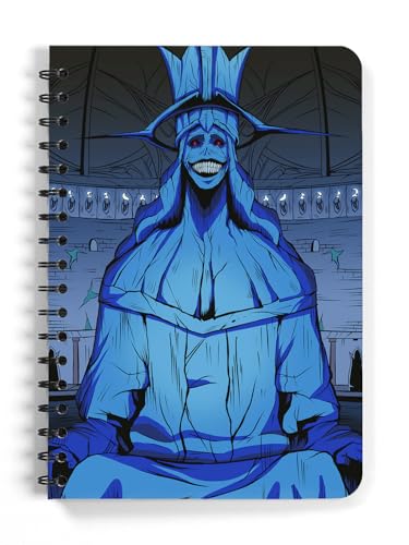 Image of ComicSense.xyz Anime Sketchbook Statue of God Printed A5 Spiral Drawing Sketch Book Unruled for Kids Students Gift