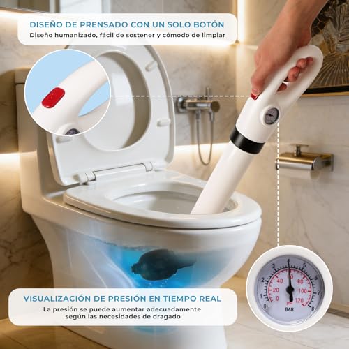 La Mejor Lista de Desatascadores y portadesatascadores de inodoro los más recomendados. 29 Imagen adicional