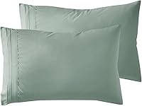 Vista 117 de Nestl - Juego de 2 fundas de almohada de microfibra azul playa tamaño Queen, 20 x 30 pulgadas