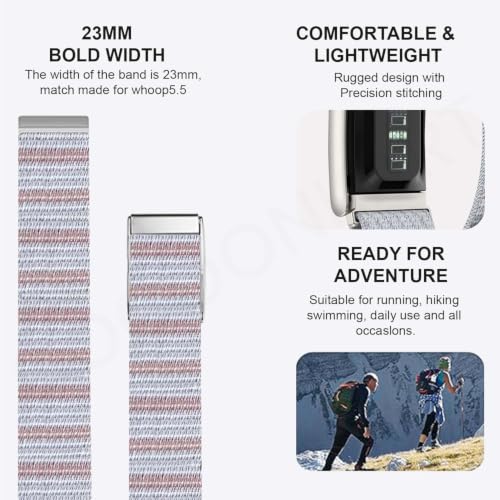 Image of Sport Breathable, Durable Strap Compatible with Whooop 5.0 One & Peak