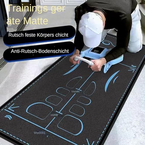 Esterilla para rodillas abdominales alfombrilla de suelo gran formato ejercicio antideslizante 6