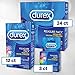 Durex Pleasure Pack, Assorted Premium Lubricated Condoms, 12 Count