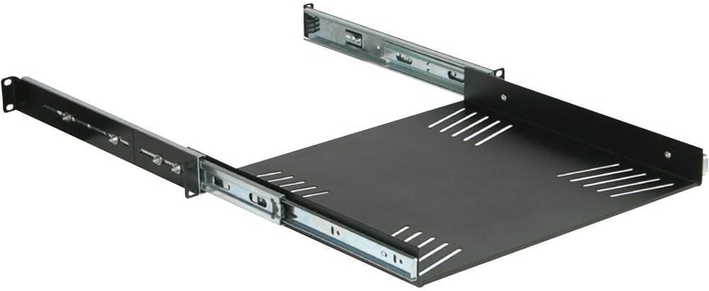 19" Rack Mountable Sliding Pullout 1U Shelf
