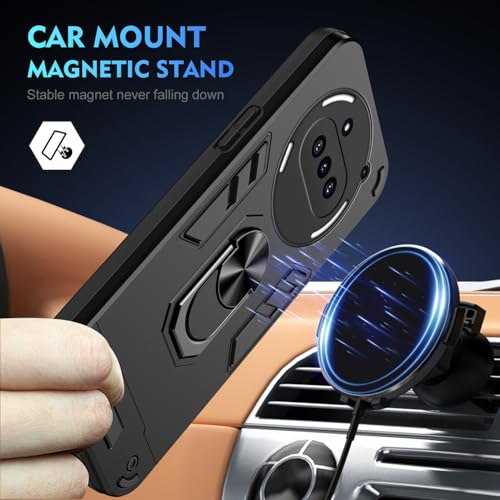 Coque Nothing Phone 3A antichoc avec béquille intégrée et protection PC mat