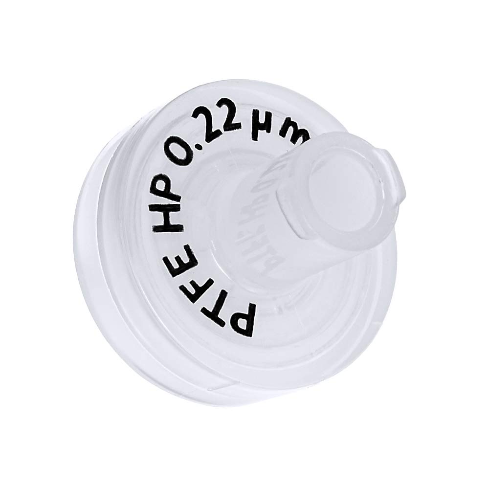 Filtro de jeringa, ABLUO, 13mm, Membrana PTFE HP, 0.22µm, alojamiento PP, 10/pc