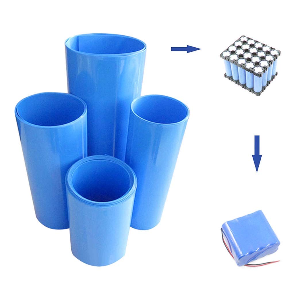 Guaina termorestringente in PVC for batteria 18650 da 2 metri – Isolamento personalizzato for progetti fai da te di pacchi batteria(350mm)
