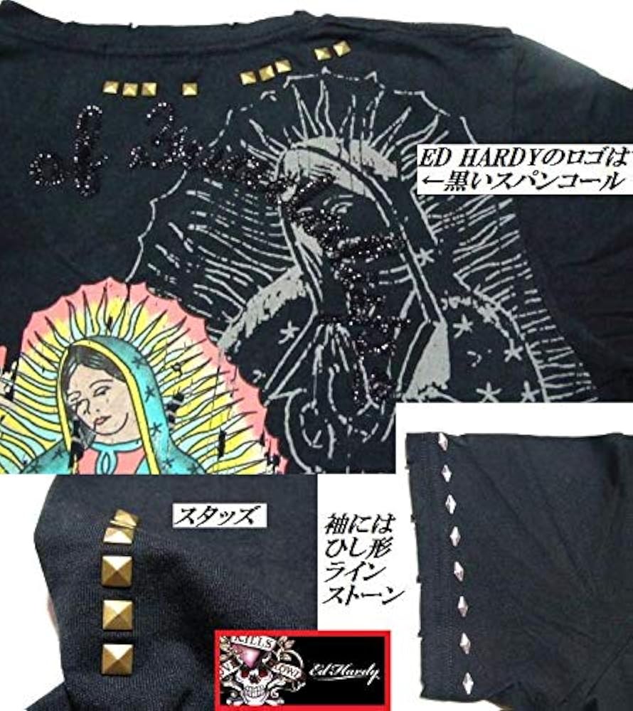 Amazon | エドハーディー Ed Hardy メンズ Tシャツ マリア