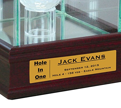 Image of Golf Ball Display Case (Cherry with Engraving)