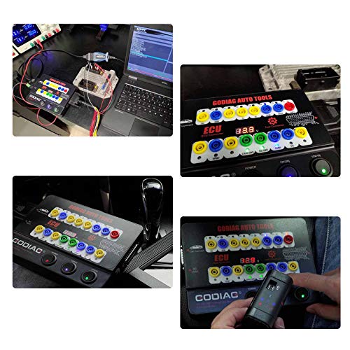 Image of GODIAG Auto ECU Breakout Box, GT100 Breakout Box OBDII Protocol Detector for OBDII Protocol Communication Detection /ECU Tool Maintenance /Diagnosis /Programming /Coding