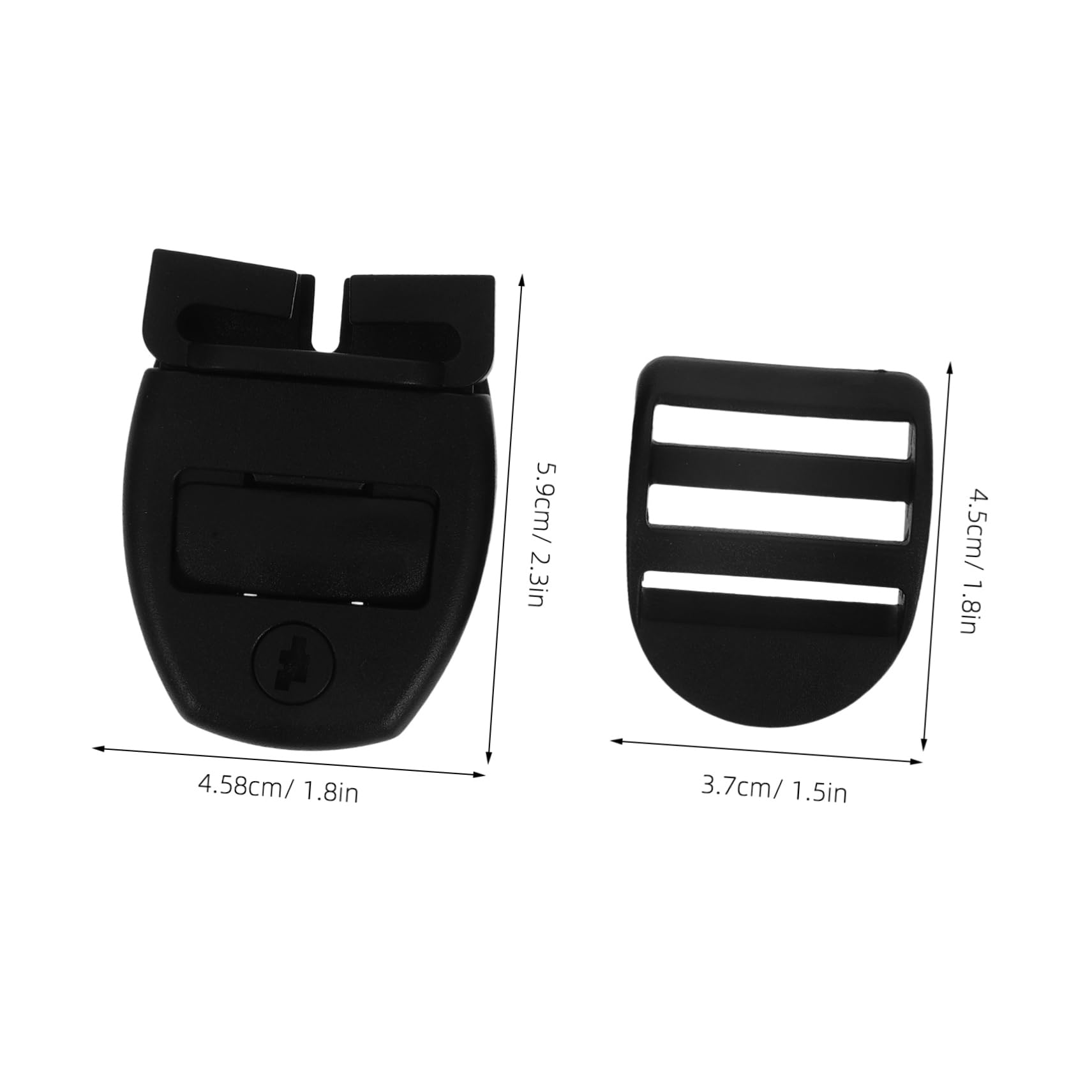 BESPORTBLE 4pcs Bathtub Lock Jacket Kit Bath Tub Cover Clips Latches Clip Bath Tub Cover Latch Spa Cover Latch Bath Tub Accessory Bath Tub Cover Replacement Latches Pool Cover Clips Abs Black