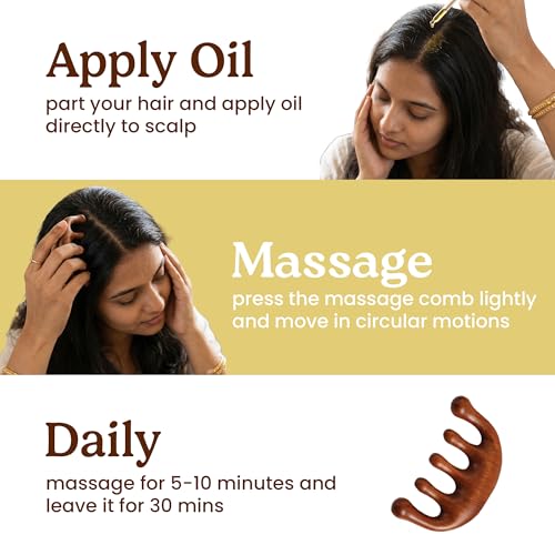 Image of Balayantra: Wooden Scalp & Head Massager Roller for Hair Growth