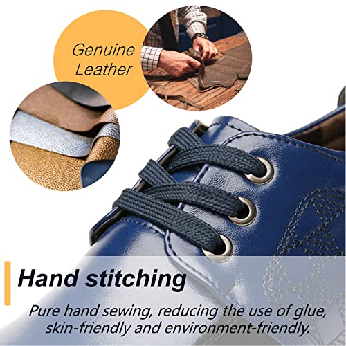 Men's Causal Oxfords Business Dress Shoes Lightweight Lace up Leather Loafers Classic Formal Shoes Driving Walking3