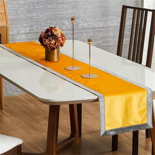 Chemin de table géométrique en tissu rectangulaire haut de gamme - 6
